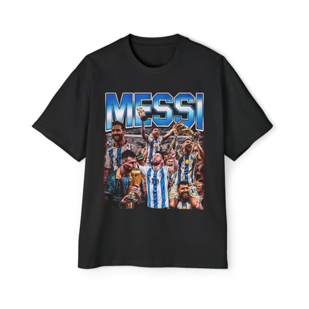 Retro Vintage 90s Graphic Messi T-Shirt, Messi Argentina Tee, World cup T-Shirt, Soccer T-Shirt, Bootleg Sport Tee