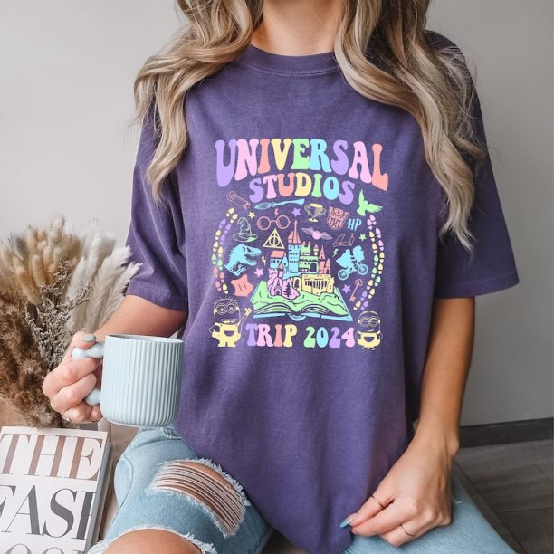 Comfort Colors® Vintage Disney Universal Studios Shirt, Universal Studios Shirt, Disney Trip 2024 Shirt