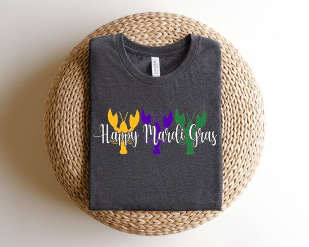 Happy Mardi Gras Sweatshirt, Mardi Gras Carnival Shirt, Women Mardi Gras Costume, New Orleans Cruise Shirt