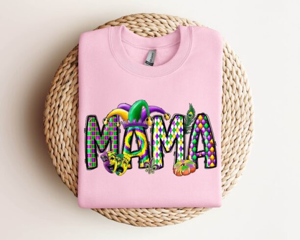 Mama Mardi Gras Sweatshirt Hoodie, Mardi Gras Shirt, This Girl Needs A Drink, Mardi Grass Festival Shirt