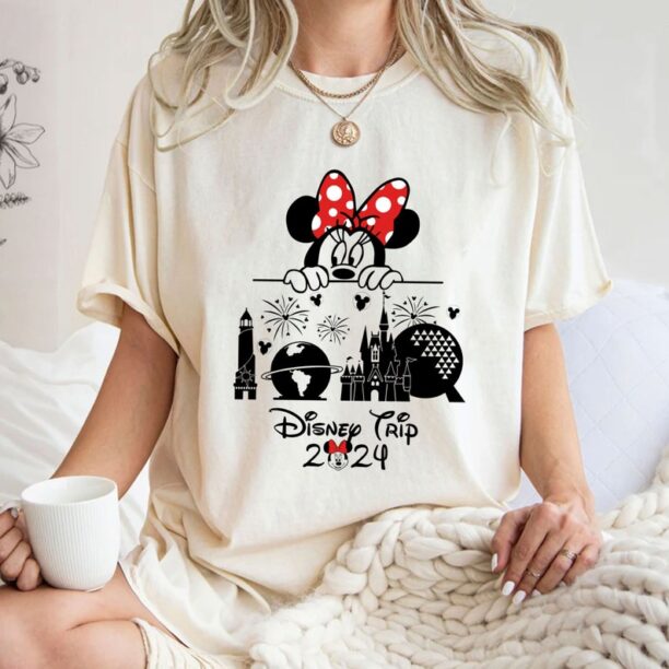 2024 Dis-ney Trip Shirt, Adults Kids Dis-neyland, Dis-neyworld Trip Shirt, Dis-ney Shirt, Minnie Mickey Matching Shirt