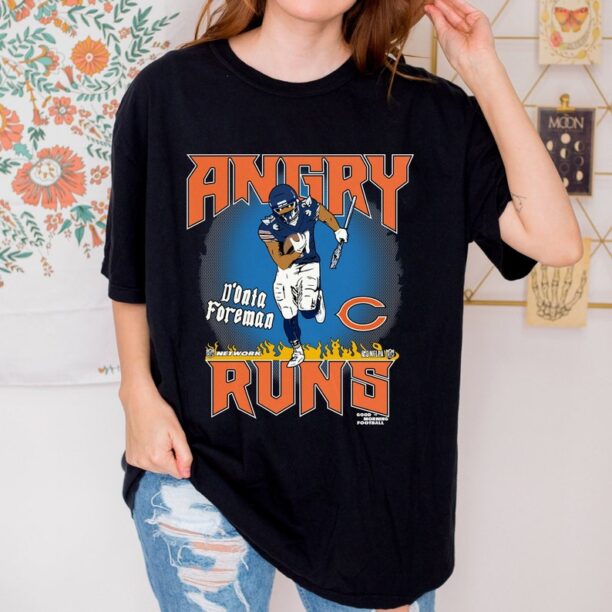 Angry Runs Bears D’onta Foreman Shirt, Angry Runs Bears Sweatshirt