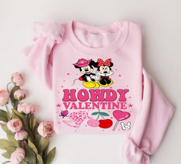 Minnie and Mickey Shirts and Sweatshirts, Valentines Day Gift, Couples Matching Shirt, Disneyland Trip Shirt