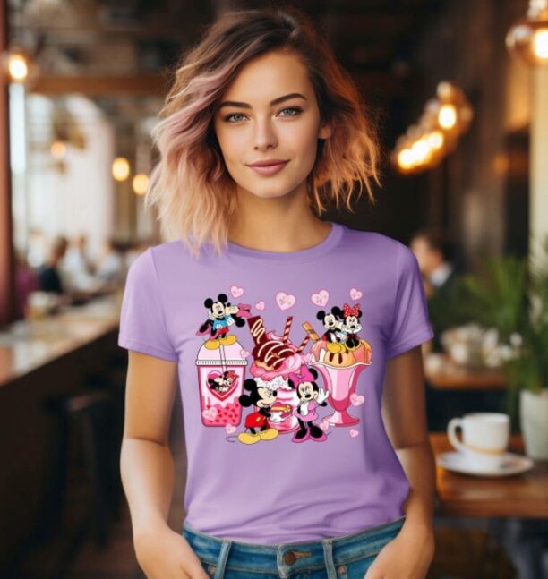Minnie and Mickey Snacks Shirts and Sweatshirts, Valentine's Day Gift, Matching Shirt, Disneyland Trip Shirt