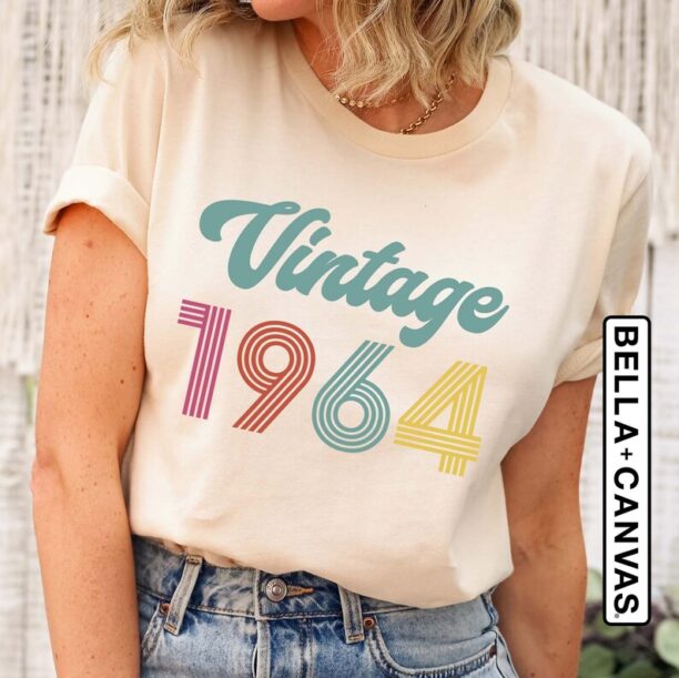 1964 Vintage Shirt, 60th Birthday Shirt, 60th Birthday Gift, 60th Birthday Party, 60th Birthday T-shirt