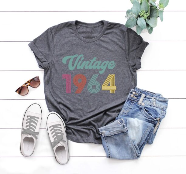 1964 Vintage Shirt, 60th Birthday Shirt, 60th Birthday Gift, 60th Birthday Party, 60th Birthday T-shirt