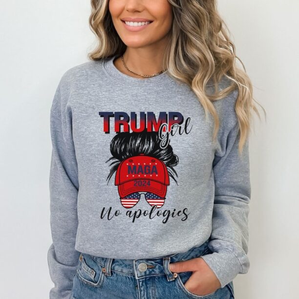 Trump Girl MAGA 2024 Shirt, Trump Girl Tshirt, Republican Shirt, Republican Women For Trump Tee, Donald Trump Sweatshirt