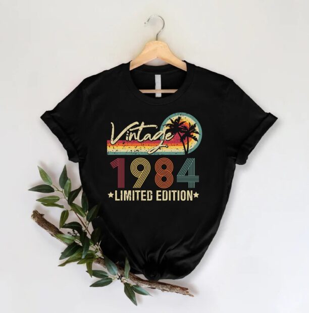 1984 Birthday Shirt, Vintage 1984 Birthday Gift, 40th Birthday Shirt, 40th Birthday Gift, Fabulous 40 Shirt