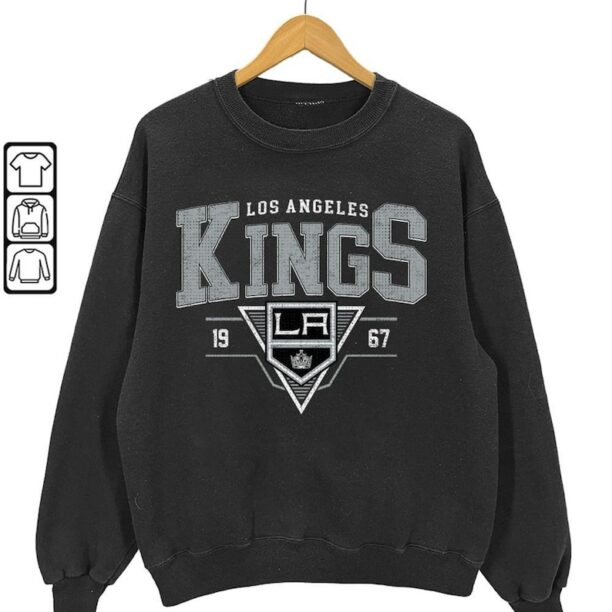 Vintage 90s Los Angeles Kings Shirt, Crewneck Los Angeles Kings Sweatshirt, Jersey Hockey Gift For Christmas