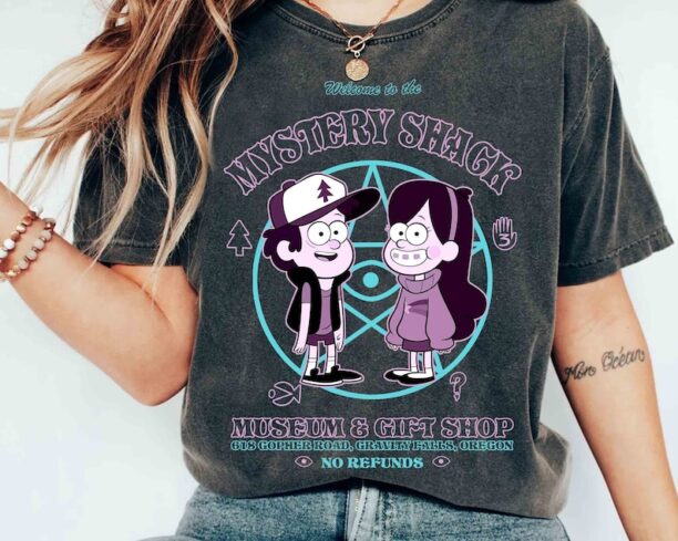 Disney Gravity Falls Mystery Shack Retro 90s Shirt