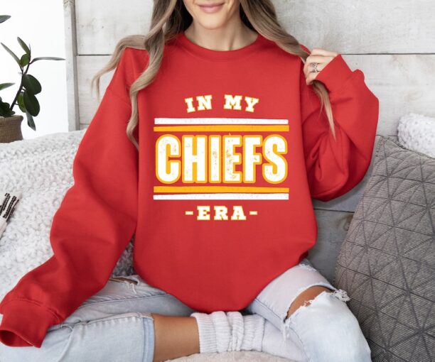 In My Chiefs Era Shirt Travis Kelce Swift Shirt Football Chiefs Jersey Shirt Travis Kelce Football NFL Tshirt Taylor and