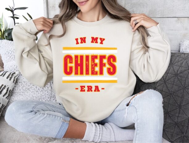 In My Chiefs Era Shirt Travis Kelce Swift Shirt Football Chiefs Jersey Shirt Travis Kelce Football NFL Tshirt Taylor and