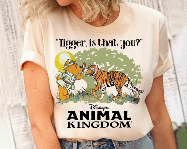 Tigger Is That You Disney Animal Kingdom T-shirt, Disney Winnie the Pooh Safari Mode Matching Tee