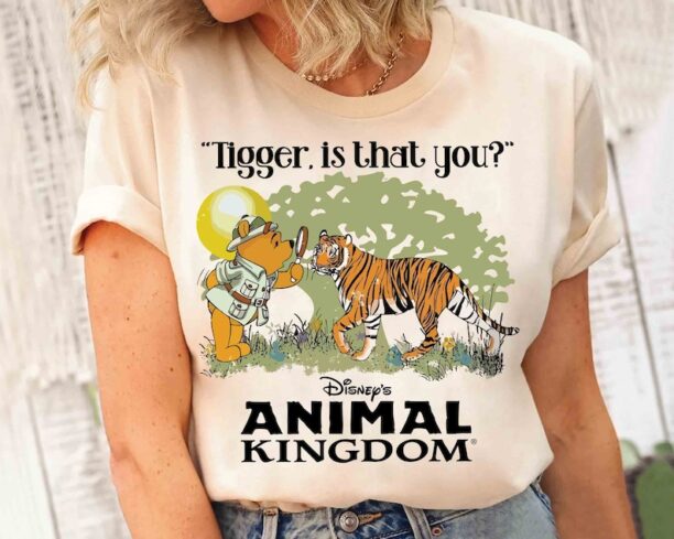 Tigger Is That You Disney Animal Kingdom T-shirt, Disney Winnie the Pooh Safari Mode Matching Tee