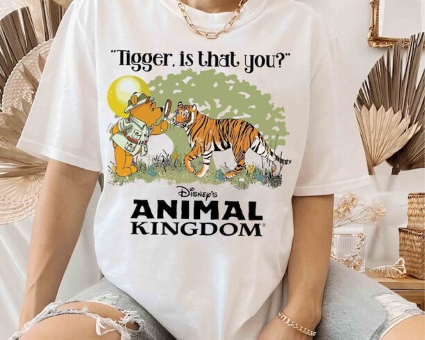 Tigger Is That You Disney Animal Kingdom T-shirt, Disney Winnie the Pooh Safari Mode Matching Tee