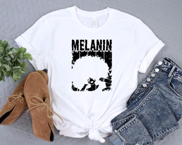 Melanin Shirt, Black History TShirt, Black Lives Matter Tee, Black Culture Shirt, Human Rights, Black Pride Shirt