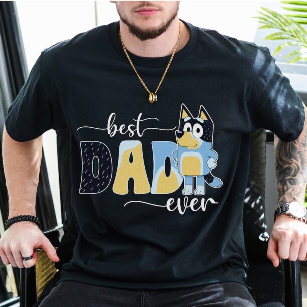 Bluey Best Dad Ever Shirt | Bluey Cool Dad Club Shirt | Bandit Cool Dad Club Tshirt | Bluey Bandit Shirt