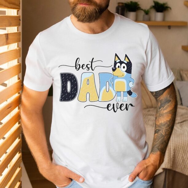 Bluey Best Dad Ever Shirt | Bluey Cool Dad Club Shirt | Bandit Cool Dad Club Tshirt | Bluey Bandit Shirt