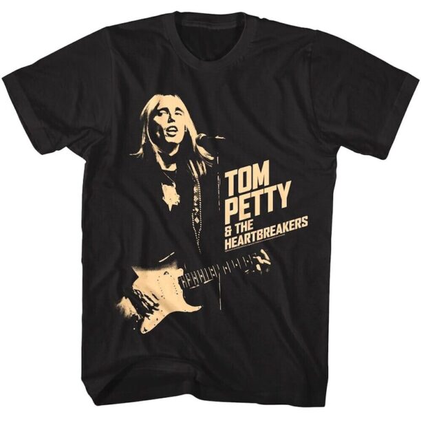 Tom Petty & the Heartbreakers Men's T-Shirt Live on Stage Tees