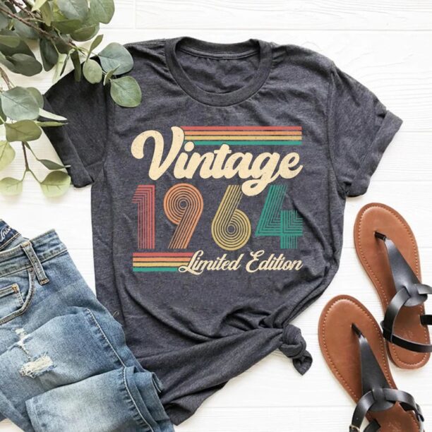 60th Birthday Vintage Shirt, Vintage 1964 Shirt, 60th Birthday Gift For Women, 60th Birthday Gift For Men