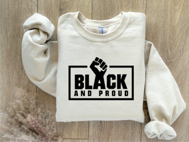Black History Month, African American Sweatshirt, Dream Like King, Martin Luther King, Black And Proud Sweatshirt