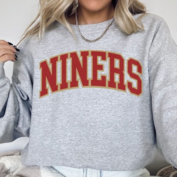 Vintage San Francisco Football Sweatshirt 49ers Football Crewneck Retro 49ers Shirt Gift for 49ers Football Fan San