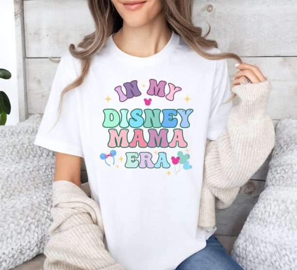 In My Disney Mom Era Shirt, Matching Disney Shirt, Minnie Mouse Mom Shirt, Disney Mom Shirt, Disney Mama Shirt