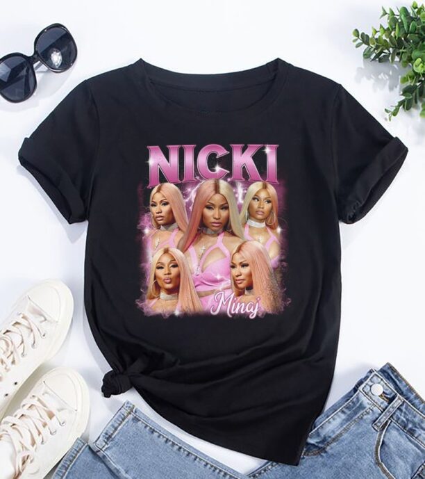 Nicki Minaj Shirt, 90s Vintage Nicki Minaj T-Shirt, Nicki Minaj Fan Gift, Nicki Minaj Tour Merch