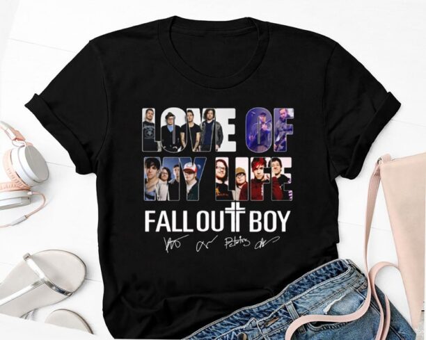 Fall Out Boy Signature T-Shirt, So Much For 2our Dust Tour 2024 Shirt, Fall Out Boy Fan Gift, Fall Out Boy Merch