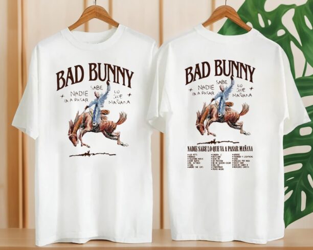 Bad Bunny 2024 Tour Shirt, Nadie Sabe Lo Que Va A Pasar Manana, Most Wanted Tour Bad Bunny Shirt