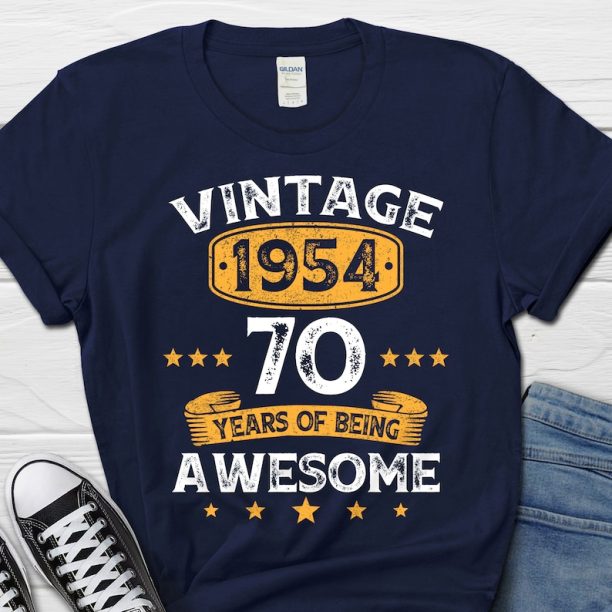 70th Birthday Gift, 70 Years Men's Gift, 70th Birthday Shirt, 70th Bday T-shirt, 70 B-day Gifts