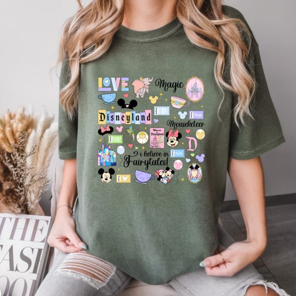 Comfort Colors® Disneyland T-Shirt, Love Magic Shirt, Fairytales Shirt, Disney World Shirt, Disney Trip T-Shirt