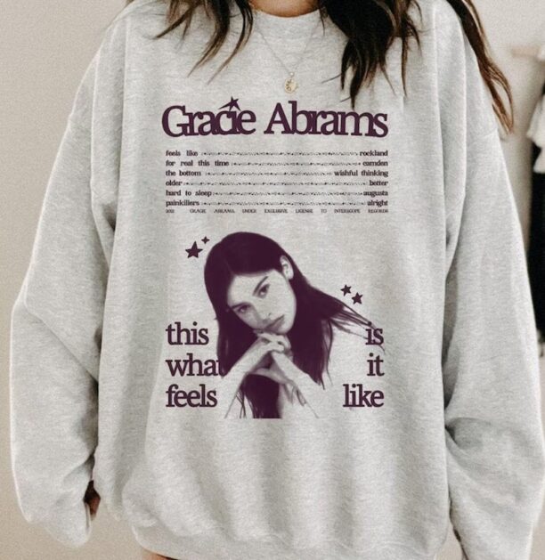 Gracie Abrams This Is What It Feels Like Album Shirt, Gracie Abram Aesthetic SHIRT, Gracie Abrams Fans Gifts Sweatshirt