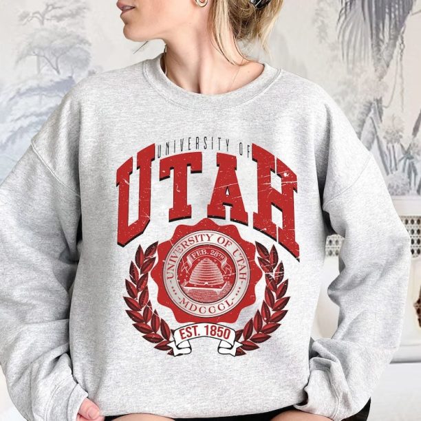 Utah University Shirt, Vintage Utah University Shirt, Utah College Shirt, Utah University Shirt , Gift For Man and Woman