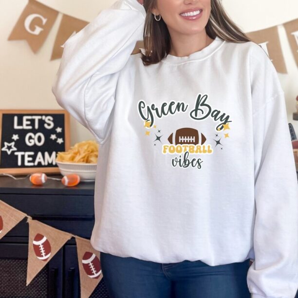 Green Bay Football Sweatshirt, Green Bay Vibes Shirt, Green Bay Shirt for Her, 920 Shirt, Green Bay Gift for Her