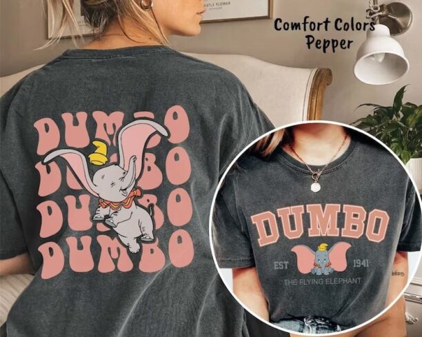 Vintage Dumbo Comfort Colors Shirt, 1941 Dumbo Shirt, Dumbo Elephant Shirt, Disney World Shirt, Disney Dumbo Shirt