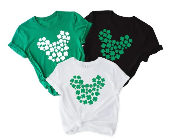 Disney St Patrick's Day Shirt, Disney Shamrock Family Shirt, St Patrick's Day Shirt, Mickey Head St Patrick's Day