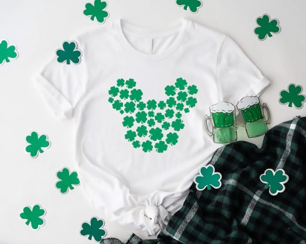 Disney St Patrick's Day Shirt, Disney Shamrock Family Shirt, St Patrick's Day Shirt, Mickey Head St Patrick's Day