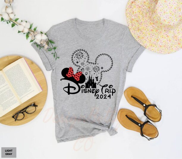 Disney Trip 2024 Shirt, Custom Disney Shirts, Disney Couple Shirts, Disneyland Shirt, Disney World Shirt