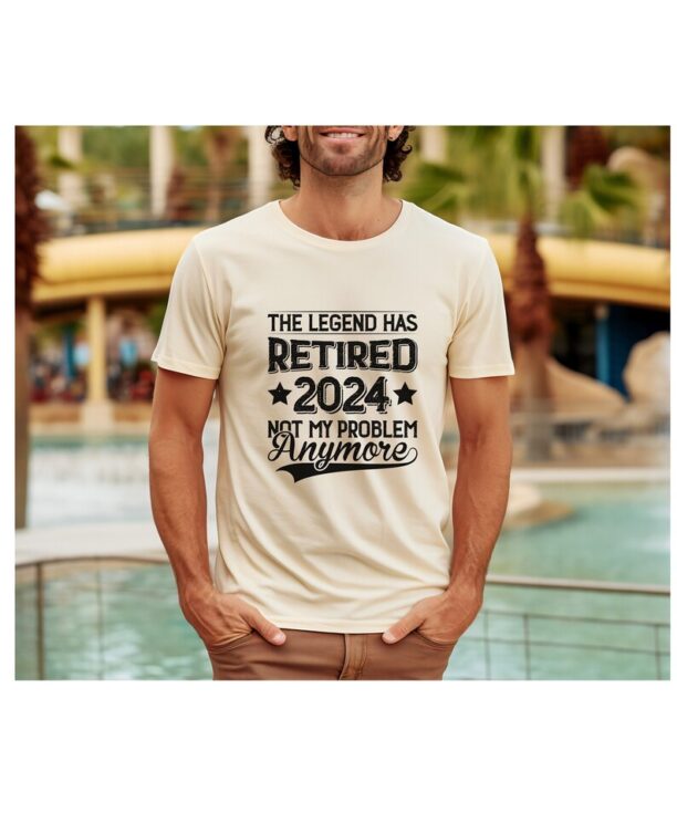 Retired 2024 Shirt,Funny Retired Shirt, Retirement Party T-shirt, Unisex Retirement Shirt, The Legend has Retired Shirt