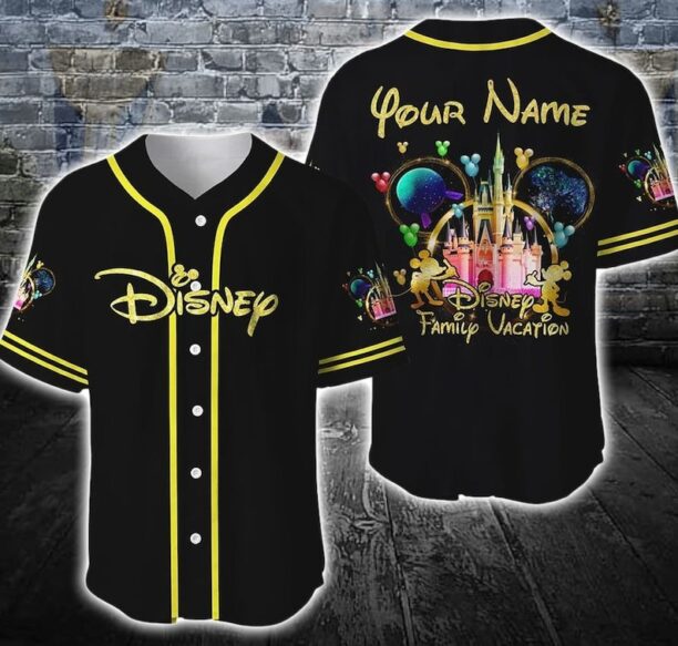 Personalized Disneyland 2023 Baseball Jersey, Disneyland Baseball Jersey, Custom Name And Number Baseball Jersey