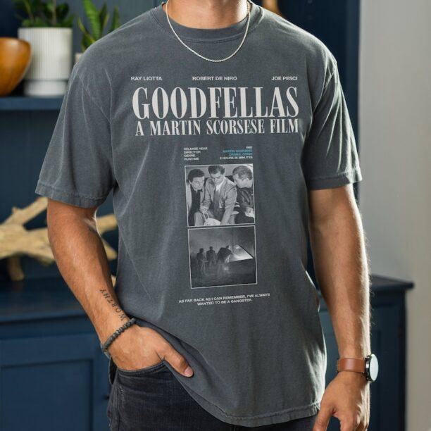 Goodfellas Movie Shirt, Retro Goodfellas Oversized Graphic Heavyweight T-Shirt