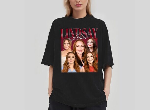 Lindsay Lohan T-Shirt, Lindsay Lohan Shirt, Lindsay Lohan Tees, Retro T-Shirt, Vintage Shirt, Hip hop Graphic