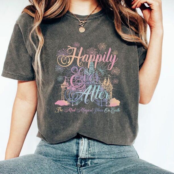 Happily Ever After Shirt, Most Magical Place on Earth, Dis-ney Castle Shirt, Dis-neyland Family Shirt, Dis-ney Vacay tee