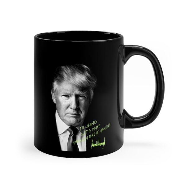 Personalized President Donald Trump Autographed Mug, Trump Autographed Photo, Funny Trump Gift, Customized Trump Photo