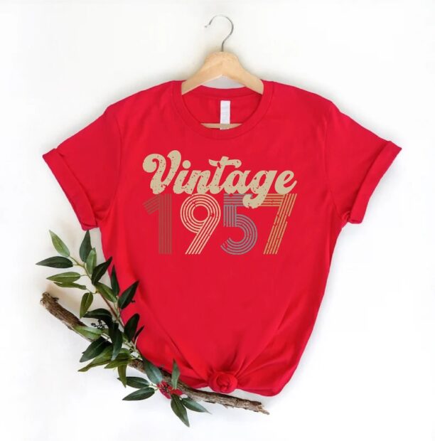 67th Birthday Shirt, 1957 Vintage T-Shirt, Retro 1957 Birthday Gift, 67th Birthday Gift for Grandpa