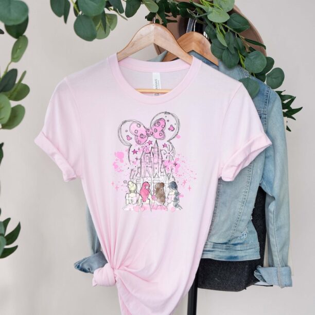 Disney Princess Valentine Shirt, Disney Princess Valentine Castle shirt, Princess Valentine Shirt.