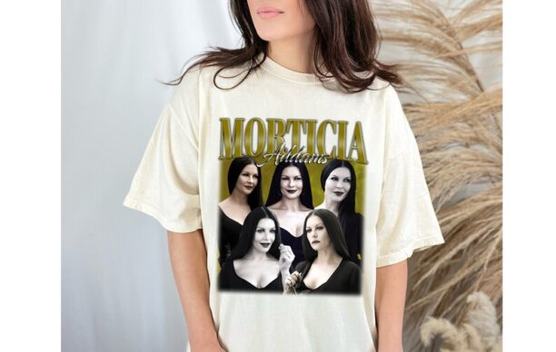 Morticia Addams T-Shirt, Morticia Addams Shirt, Morticia Addams Tees, Retro T-Shirt, Vintage Shirt, Hip hop Graphic