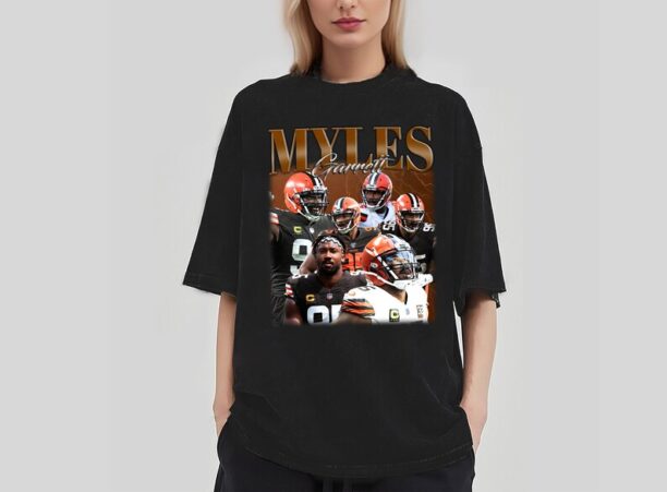 Myles Garrett T-Shirt, Myles Garrett Shirt, Myles Garrett Tees, Retro T-Shirt, Vintage Shirt, Hip hop Graphic