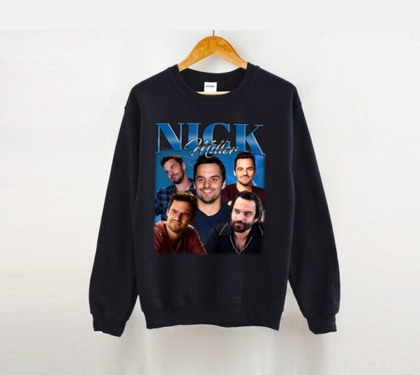 Nick Miller T-Shirt, Nick Miller Shirt, Nick Miller Tees, Retro T-Shirt, Vintage Shirt, Hip hop Graphic, Trendy Shirt